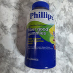 Actual stocked Phillips Fiber Good Gummies prebiotic fiber supplement, 90-count bottle