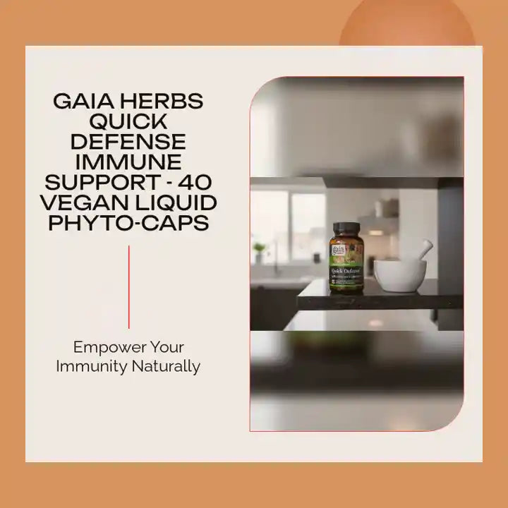 Gaia Herbs Quick Defense Immune Support - 40 Vegan Liquid Phyto-Caps by@Outfy