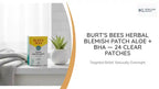 Burt's Bees Herbal Blemish Patch Aloe + BHA &mdash; 24 Clear Patches by@Outfy
