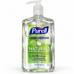 PURELL Naturals 12 fl oz pump bottle, illustrative hero setting; props not included