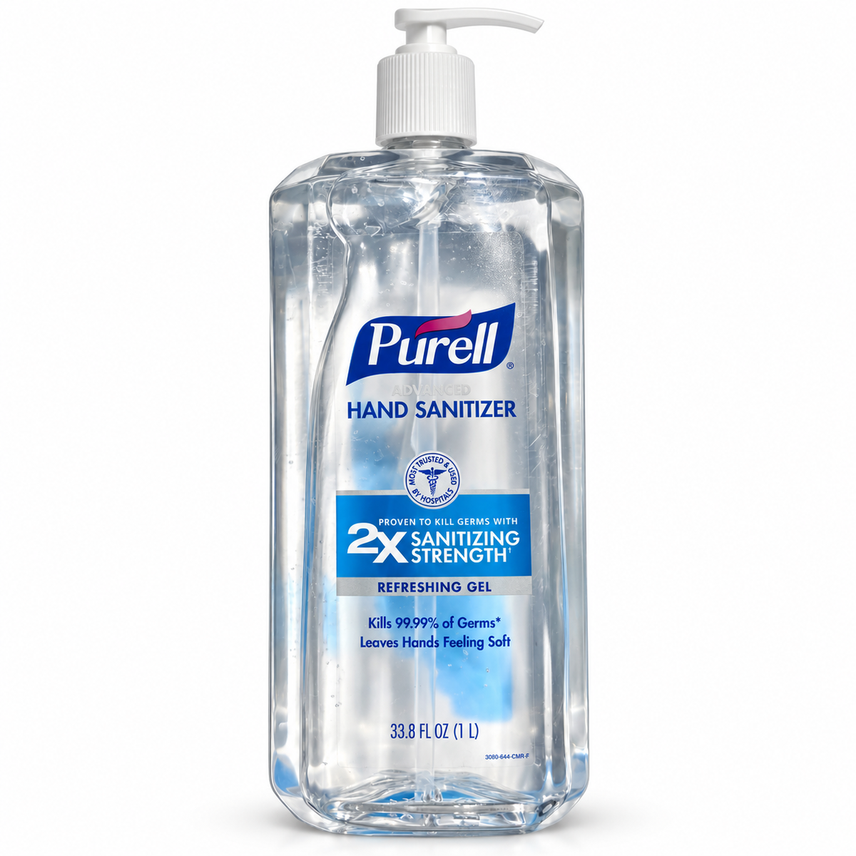 PURELL Advanced Refreshing Gel Hand Sanitizer 1 L pump bottle, UPC 073852027457