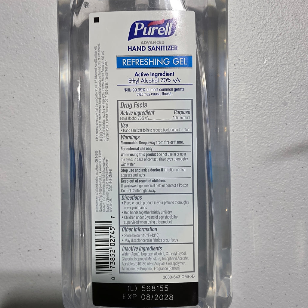 Actual Drug Facts, ingredients, warnings, barcode and August 2028 expiration