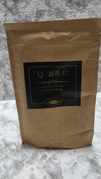 Actual Q BRÜ Sarah Spencer Collection 180 g pouch, front label