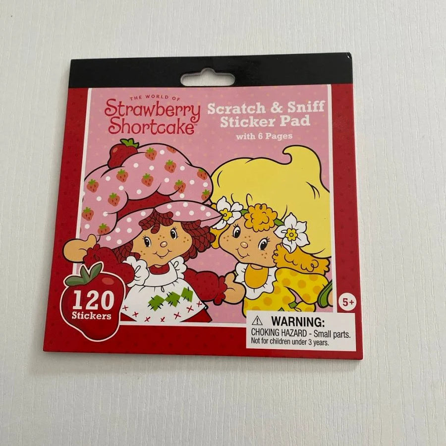 Strawberry Shortcake Scratch & Sniff Sticker Pad — 120 Stickers, 6-Pack (720 Total)