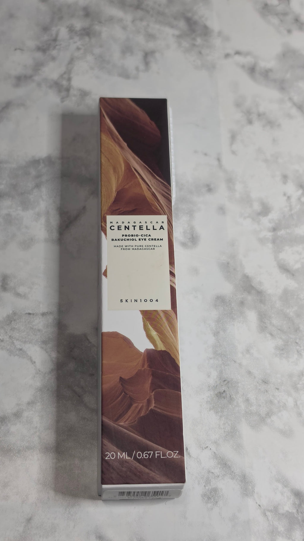 SKIN1004 Madagascar Centella Probio-Cica Bakuchiol Eye Cream 20 mL retail box
