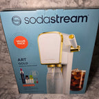 SodaStream ART Gold sparkling water maker value pack new in box - actual item photo