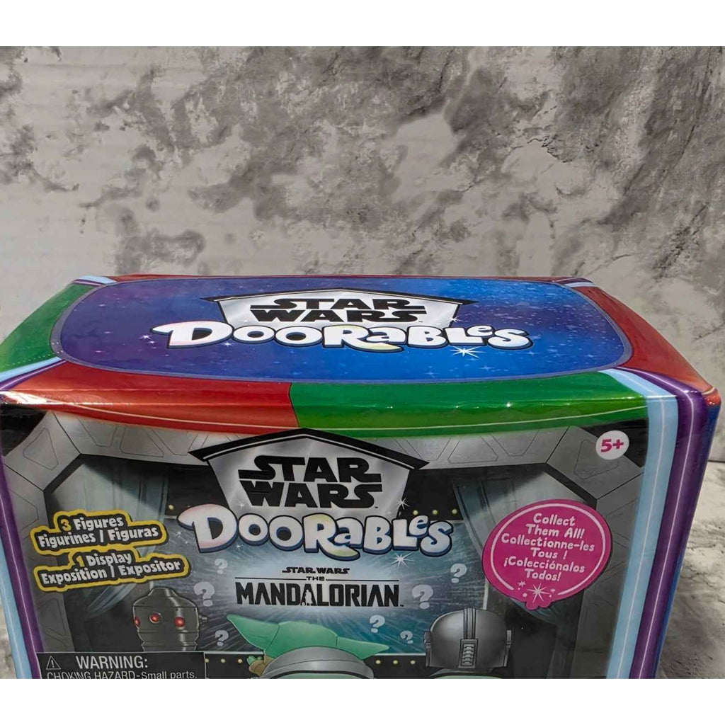 Actual photo detail of Star Wars Doorables The Mandalorian Widescreen Moments sealed package front