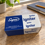 Supco igniter box beside a notebook in a planning workspace