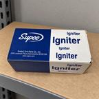 Supco igniter box on a dry indoor maintenance shelf