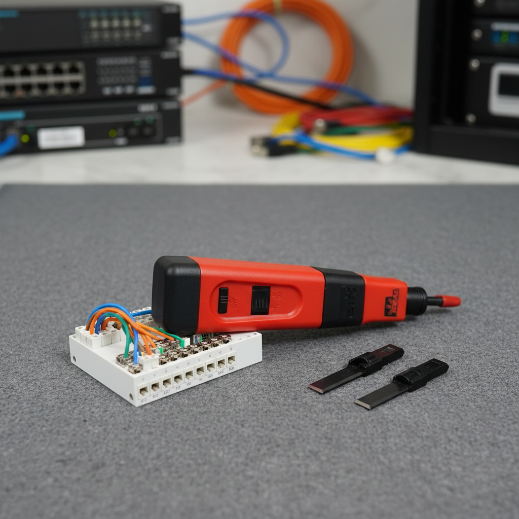 Telecom punchdown workstation
