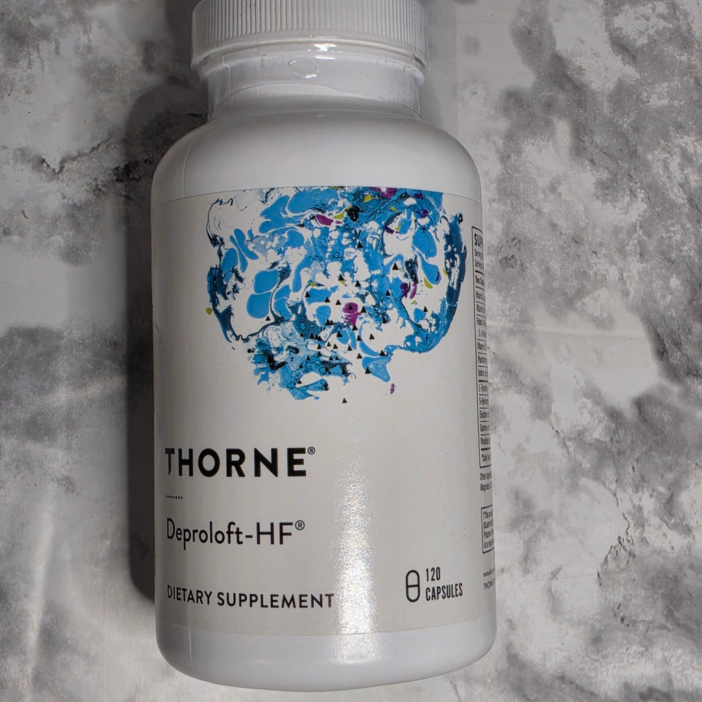 Thorne Deproloft-HF 120 capsules actual sealed bottle