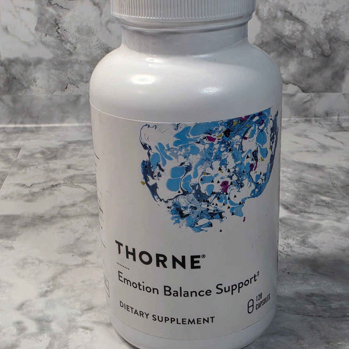 Thorne Emotion Balance Support 120 capsules bottle, actual item, new and sealed