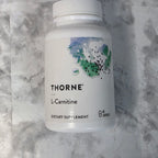 Actual Thorne L-Carnitine 330 mg 60 capsule sealed bottle sold by More4less Outlet