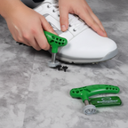 Two-prong wrench installation close-up