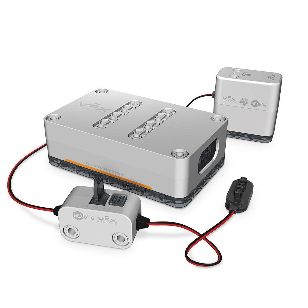 VEX Robotics 406-4287 motor kit with battery box, bidirectional motor, control switch and extension cord.