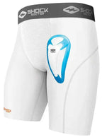 Shock Doctor Core Compression Short with BioFlex Cup - Boys XL Blue