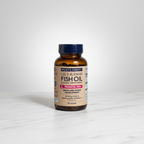AI-generated studio view of Wiley's Finest Prenatal DHA 60-softgel bottle
