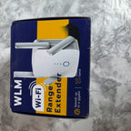 Actual WLM M9 dual-band Wi-Fi range extender in its original box