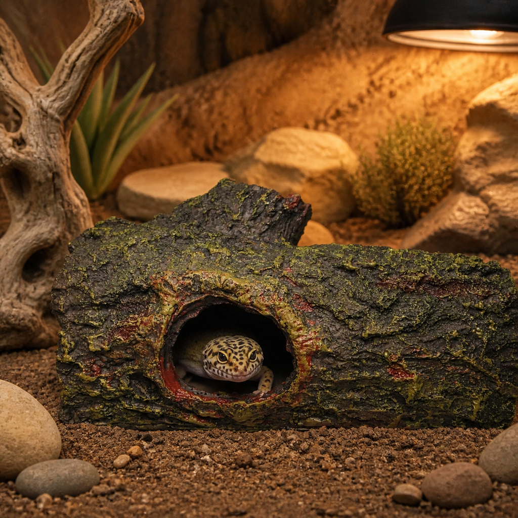Illustrative context: Zilla Bark Bends Medium in an arid terrarium; animal and accessories not included