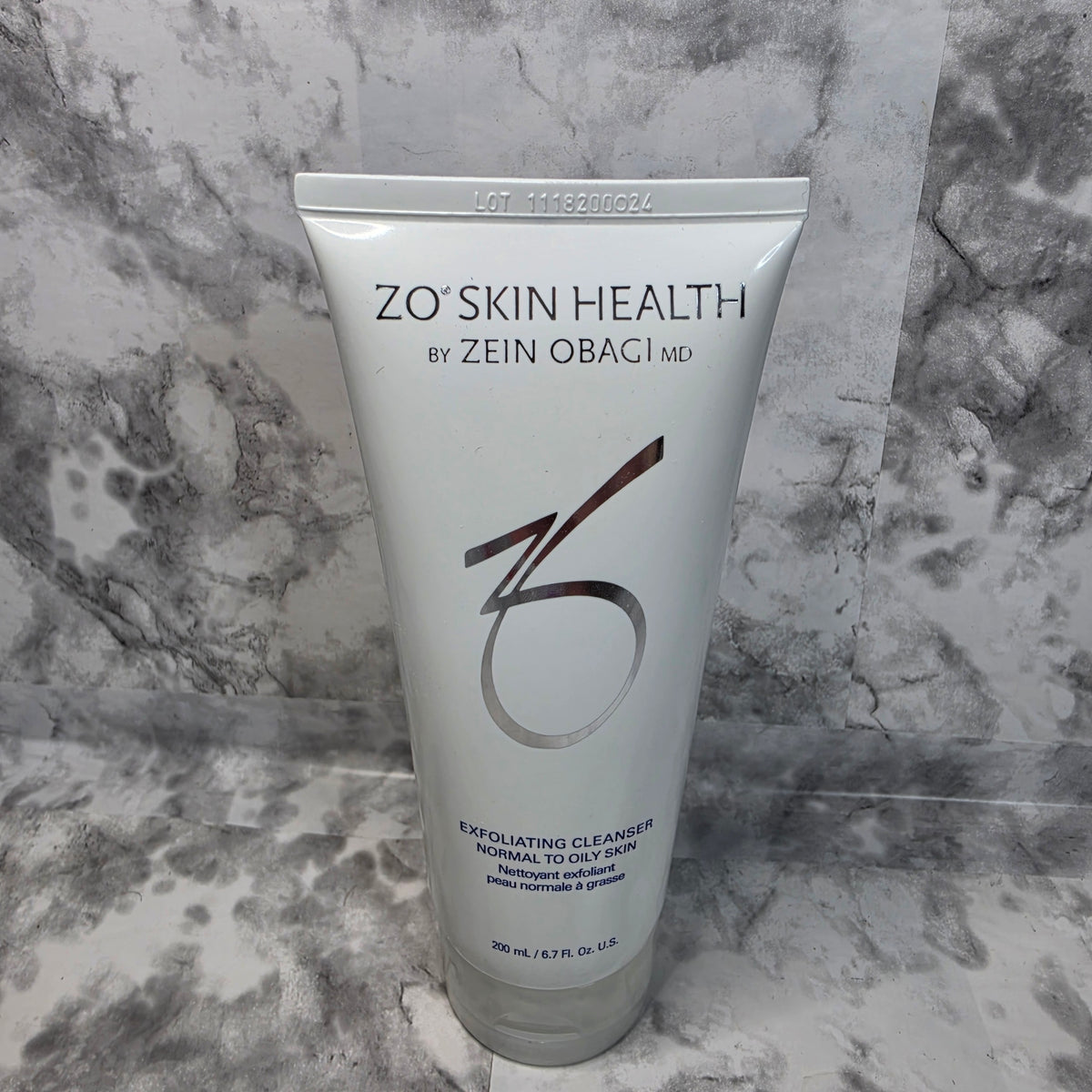 Actual ZO Skin Health Exfoliating Cleanser 200 mL tube for normal to oily skin